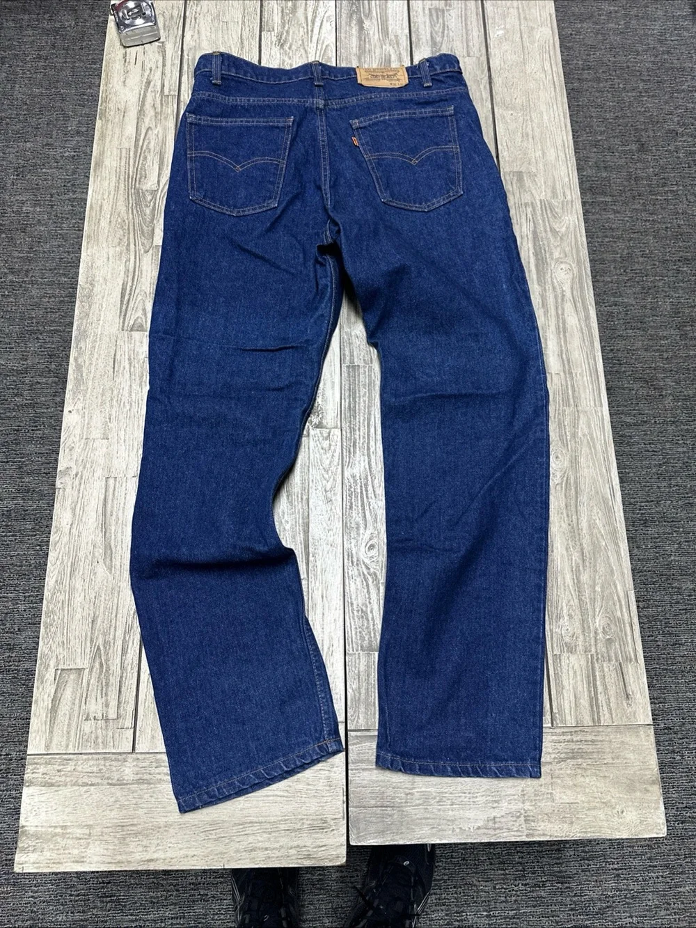 Vintage 80s Levi's 509 Orange Tab Denim Blue Jeans Men’s 36x31 Made in USA